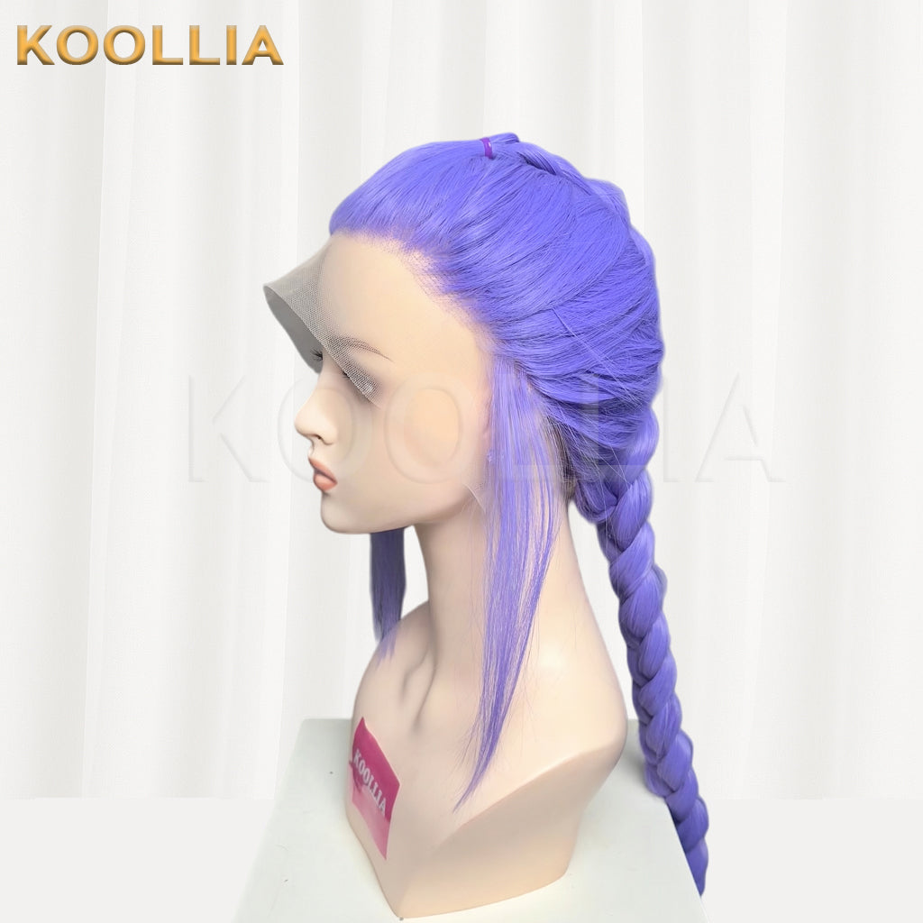 KPop Demon Hunters Rumi Long Purple Hair Basic Wig
