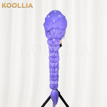 Kpop Demon Rumi Long Purple Hair Styled Basic Wig(Pre Order) - KOOLLIA