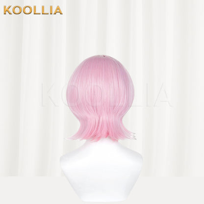 Panty & Stocking with Garterbelt Scanty/Kneesocks Short Pink/Purple Hair Basic Wig