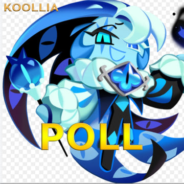 【KOOLLIA POLL】$20 Deposit =10% OFF Coupon Cookie Run: Kingdom Shadow Milk Cookie Anti-gravity Commission Wig - KOOLLIA