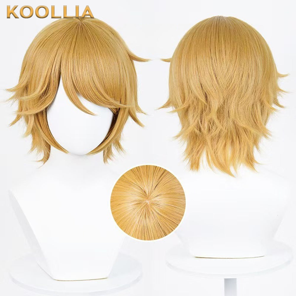 IdentityV Postman Victor Grantz Short Golden Hair Basic Wig