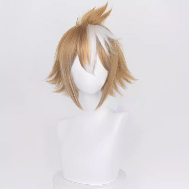 Genshin Impact Gorou Short Brown Hair Basic Wig