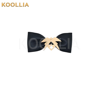 Genshin Impact Xingqiu Bowtie Accessory Cosplay Prop Front View by koollia
