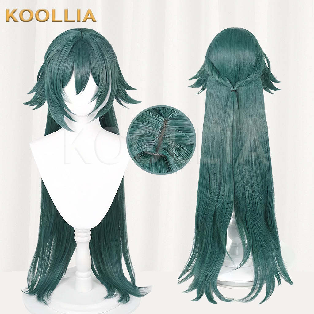 Honkai: Star Rail Yukong Long Green Hair Basic Wig