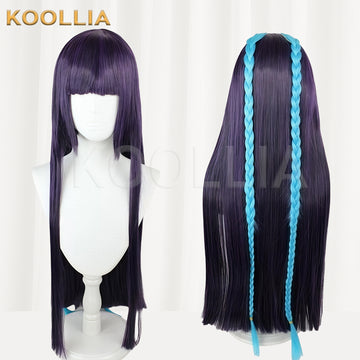 Genshin Impact Yun Jin Long Purple Hair Basic Wig - KOOLLIA