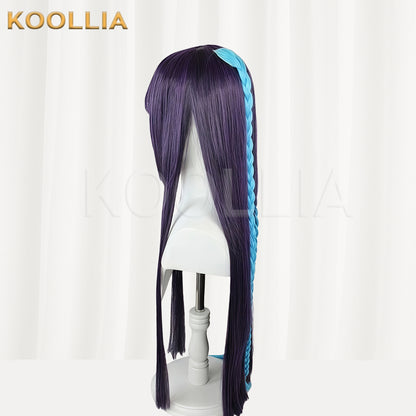 Genshin Impact Yun Jin Long Purple Hair Basic Wig