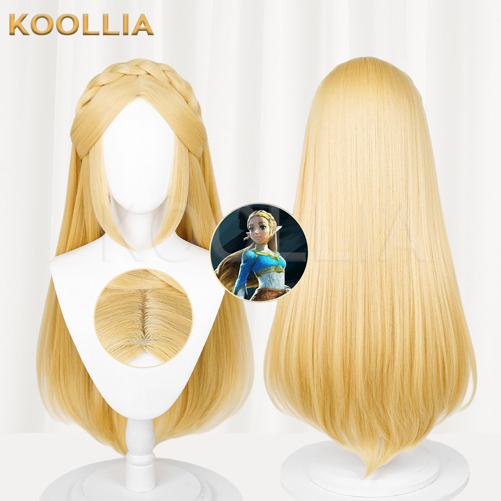 Legend of Zelda Zelda Short/Long Yellow Hair Basic Wig